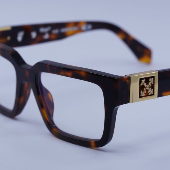 Off-White OERJ015 STYLE 15 6000 Eyeglasses Havana 54mm Square Frame - Picture 2 of 10